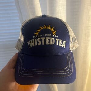 Twisted Tea Blue and White Trucker Hat